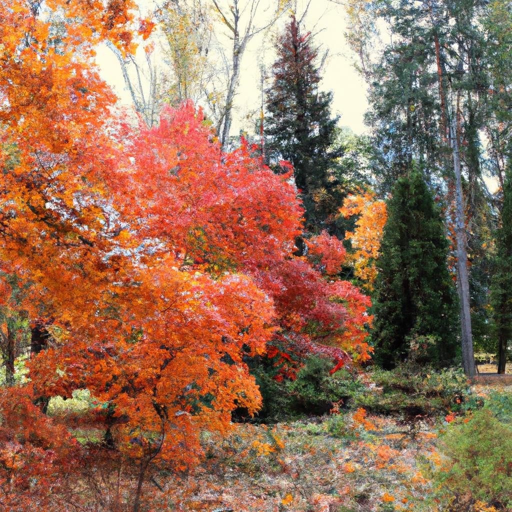Tips for Creating a Beautiful Autumn Landscape with Trees and Shrubs